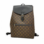 Louis Vuitton Backpack Monogram Macassar Brown Black