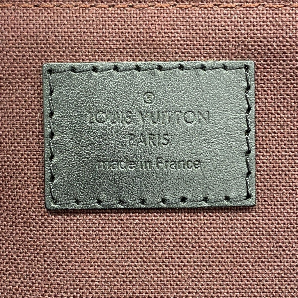 Louis Vuitton Backpack Monogram Macassar Brown Black — view 5