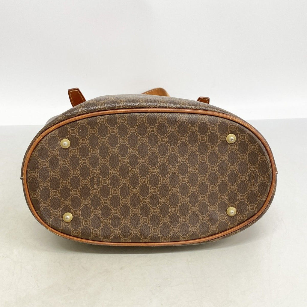 Celine Tote Macadam Brown Gold — view 3