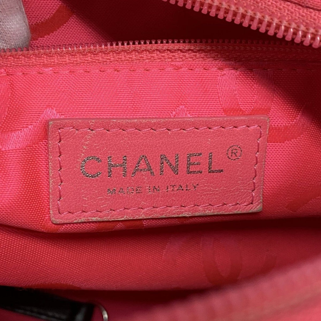 Chanel Tote Cambon Lambskin Black Silver — view 5