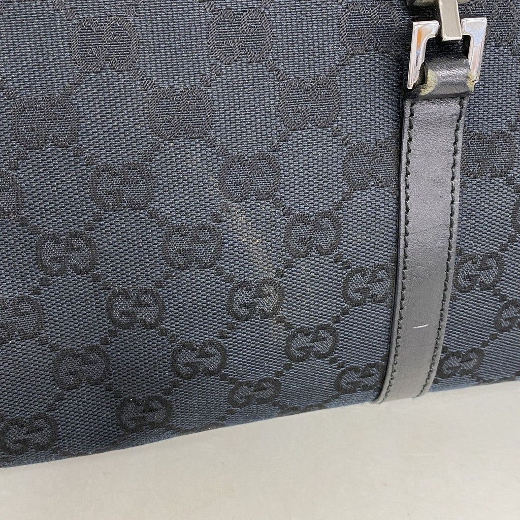 Gucci Handbag GG Canvas Jackie 002 Black Silver — view 8