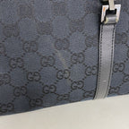 Gucci Handbag GG Canvas Jackie 002 Black Silver — view 8