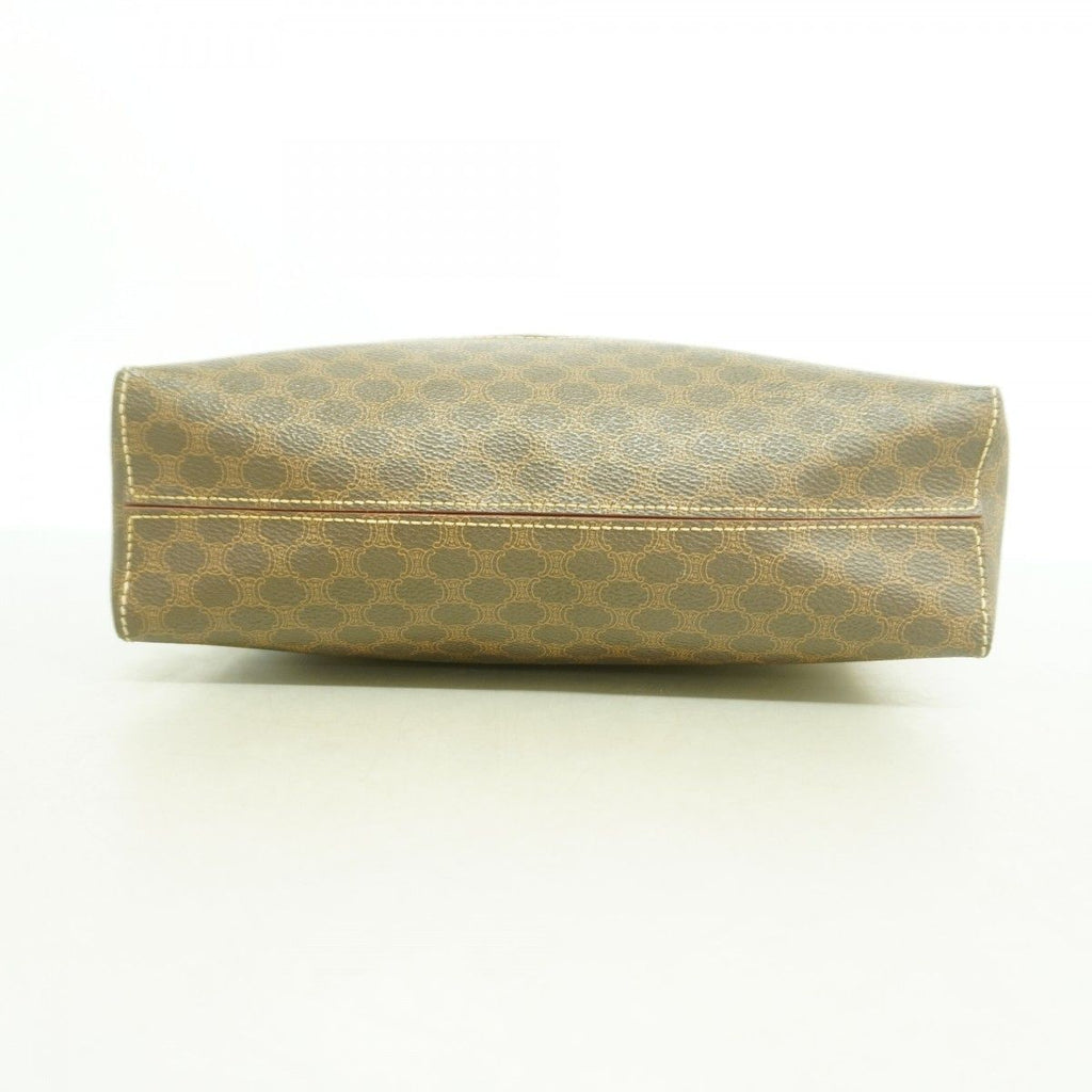 Celine Shoulder Bag Macadam Brown Gold — view 3