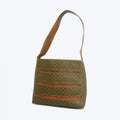 Celine Shoulder Bag Macadam Brown Gold