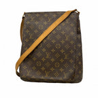 Louis Vuitton Shoulder Bag Monogram Musette Brown