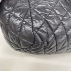 Chanel Handbag Nylon Black Silver — view 6
