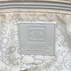 Chanel Shoulder Bag Nylon Black Silver — view 5