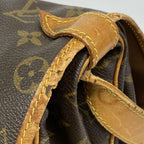 Louis Vuitton Shoulder Bag Monogram Saumur 30 Brown — view 6