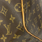 Louis Vuitton Boston Bag Monogram Keepall 55 Brown — view 6
