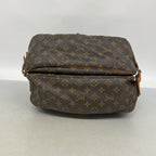 Louis Vuitton Shoulder Bag Monogram Saumur 35 Brown — view 3