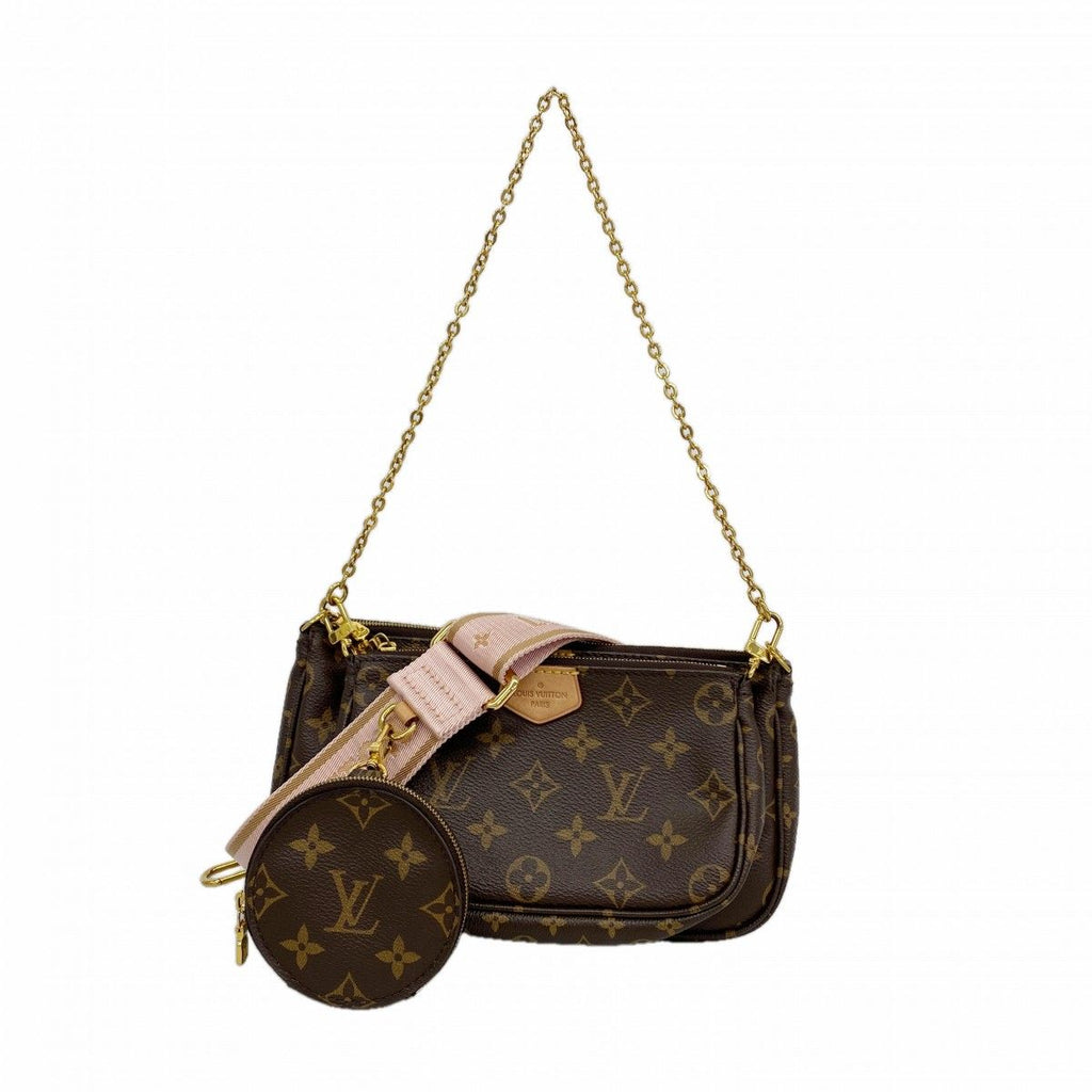 Louis Vuitton Handbag Monogram Multypochette Soir Brown
