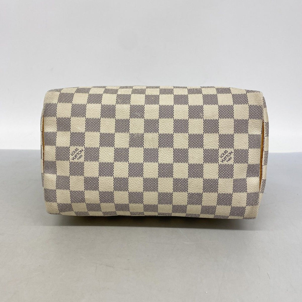 Louis Vuitton Handbag Damier Azur Speedy 25 White — view 3
