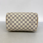 Louis Vuitton Handbag Damier Azur Speedy 25 White — view 3