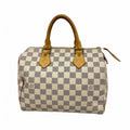 Louis Vuitton Handbag Damier Azur Speedy 25 White