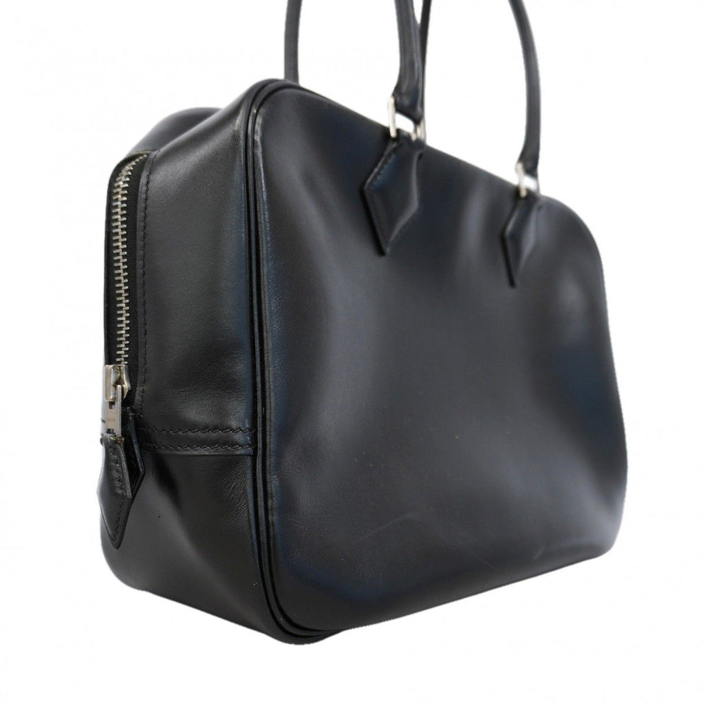 Hermes Handbag 28 Box Calf Black Silver — view 2