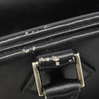 Hermes Handbag 28 Box Calf Black Silver — view 8