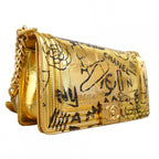 Chanel Shoulder Bag Boy Leather Gold — view 2