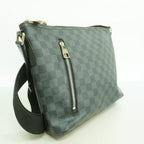 Louis Vuitton Shoulder Bag Damier Graphite PM Black Gray — view 2
