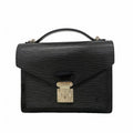 Louis Vuitton Handbag Epi Monceau 28 Noir
