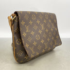 Louis Vuitton Shoulder Bag Monogram Musette Tango Short Strap Brown — view 2