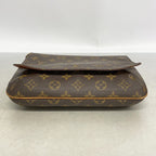 Louis Vuitton Shoulder Bag Monogram Musette Tango Short Strap Brown — view 3