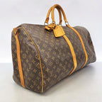 Louis Vuitton Boston Bag Monogram Keepall Bandouliere 55 Brown — view 2