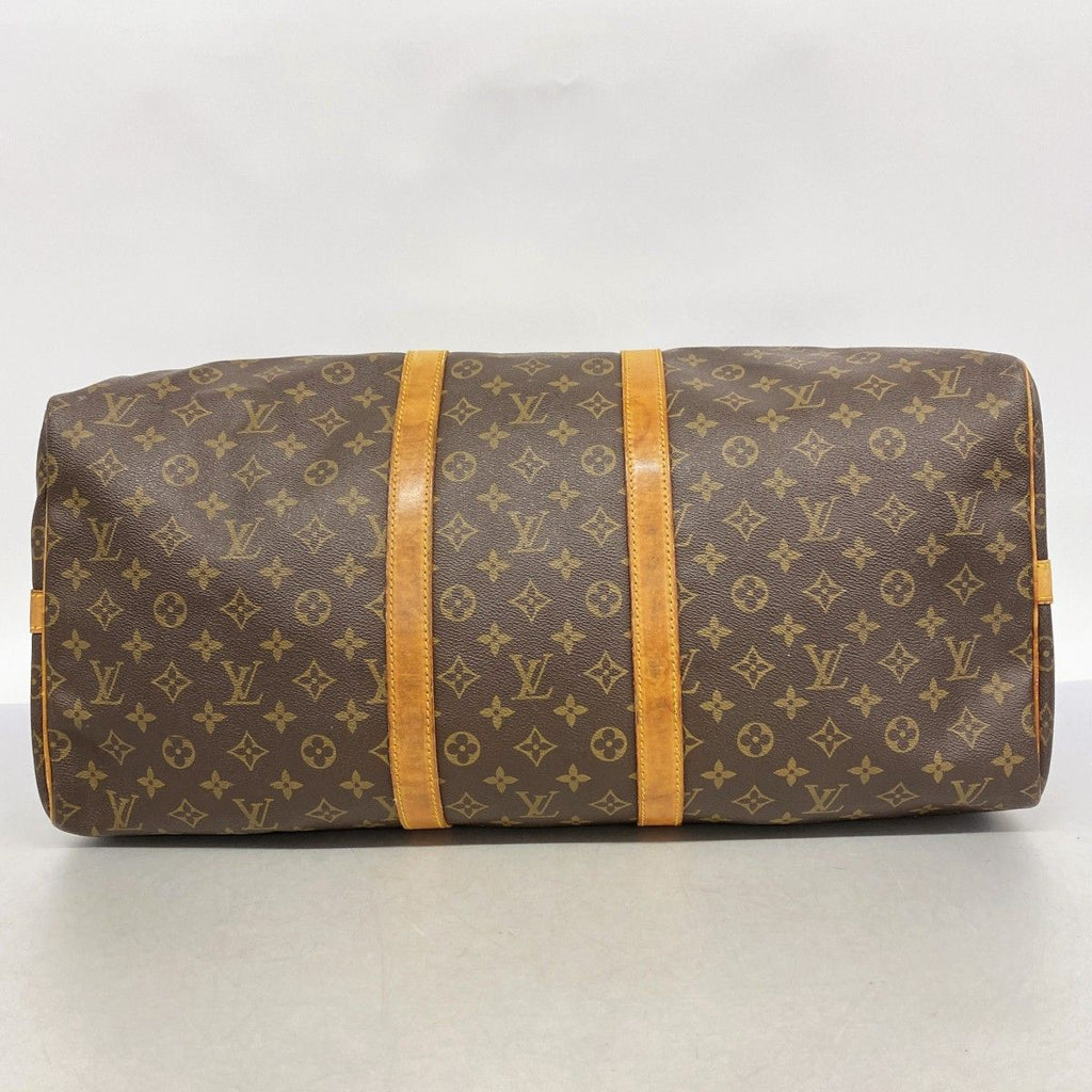 Louis Vuitton Boston Bag Monogram Keepall Bandouliere 55 Brown — view 3
