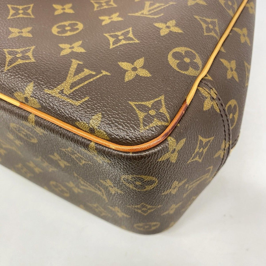 Louis Vuitton Handbag Monogram Deauville Brown — view 6