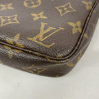 Louis Vuitton Pouch Monogram Pochette Soir Brown — view 6