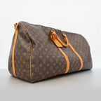 Louis Vuitton Boston Bag Monogram Keepall Bandouliere 60 Brown — view 2