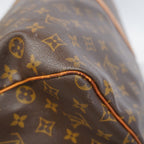 Louis Vuitton Boston Bag Monogram Keepall Bandouliere 60 Brown — view 8