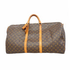 Louis Vuitton Boston Bag Monogram Keepall Bandouliere 60 Brown