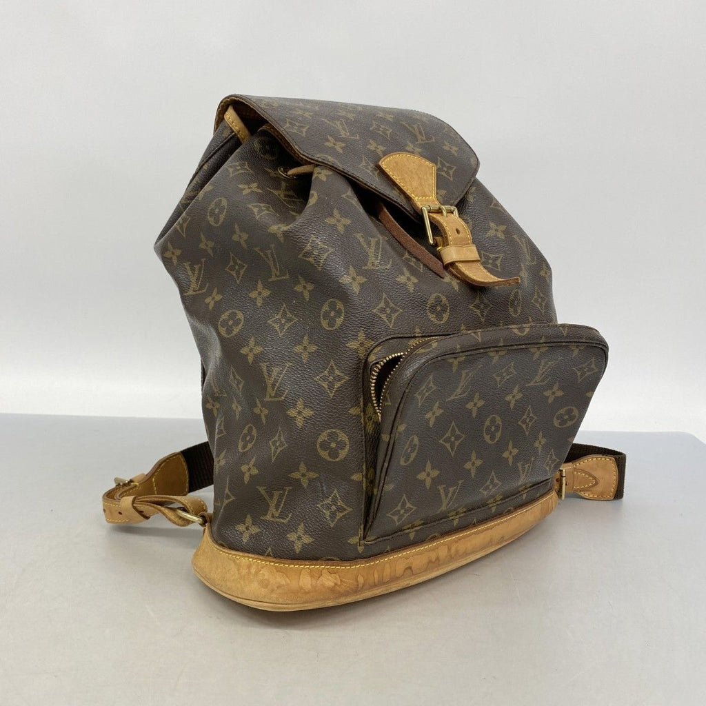 Louis Vuitton Backpack Monogram Montsouris GM Brown — view 2