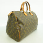 Louis Vuitton Handbag Monogram Speedy 35 Brown — view 2