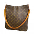 Louis Vuitton Shoulder Bag Monogram Looping GM Brown