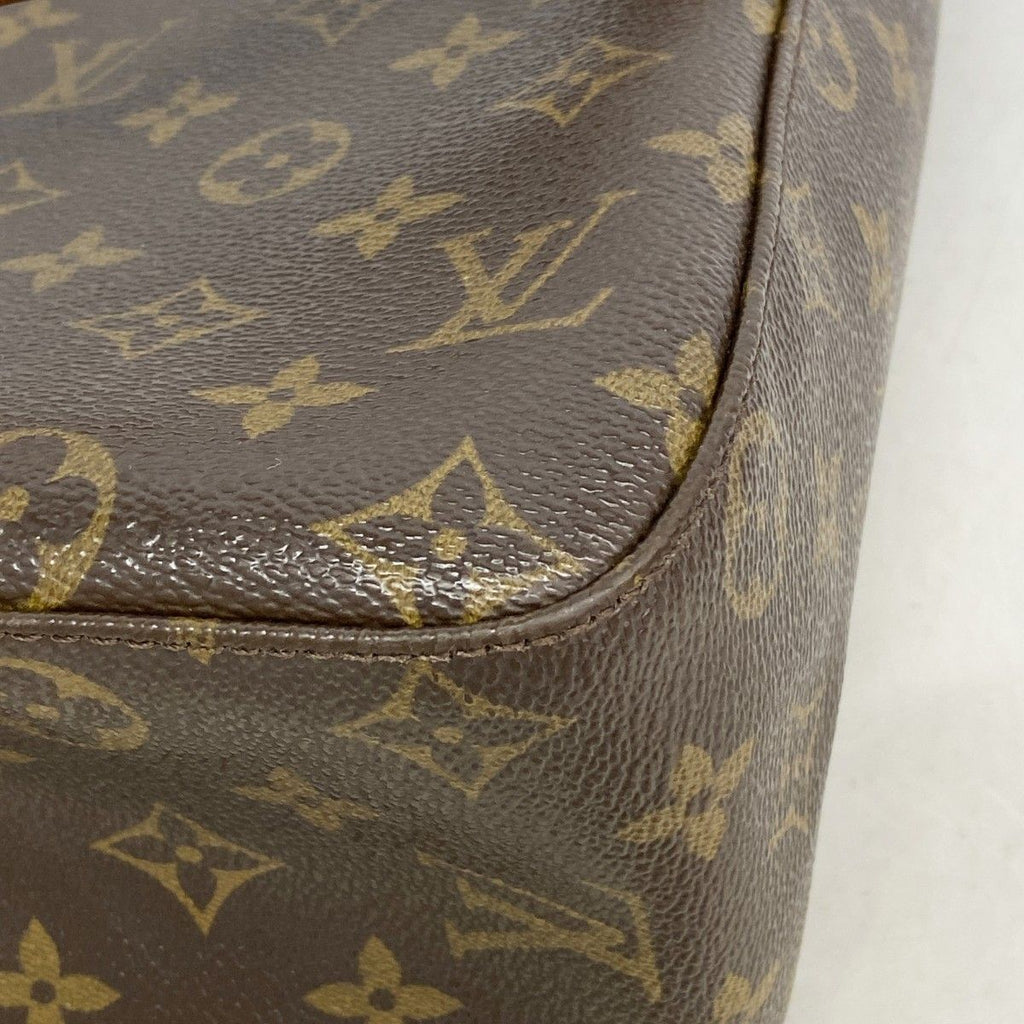 Louis Vuitton Shoulder Bag Monogram Looping GM Brown — view 6
