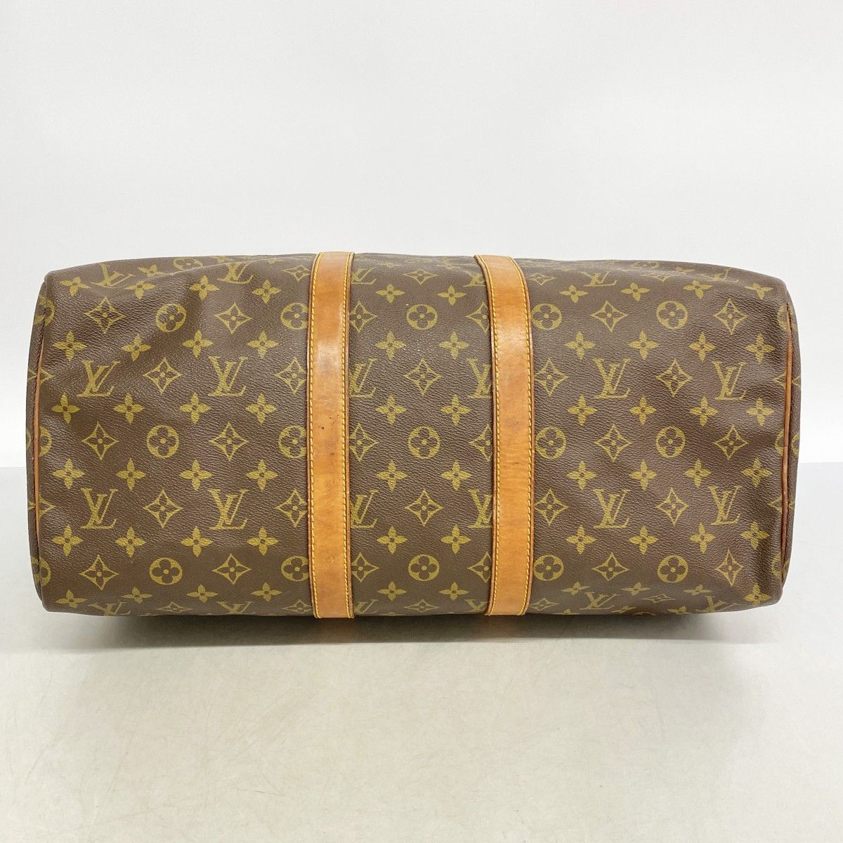 Louis Vuitton Boston Bag Monogram Keepall 45 Brown — view 3