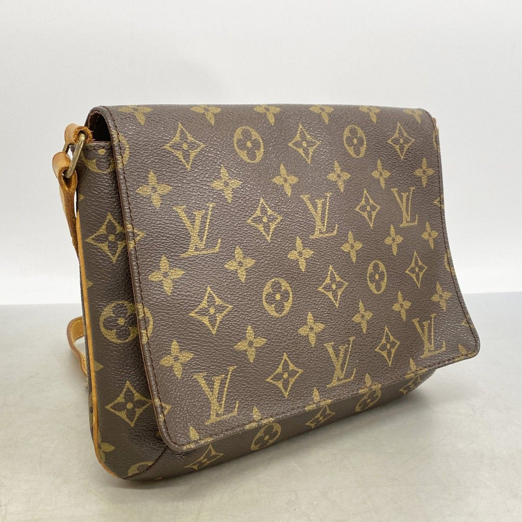 Louis Vuitton Shoulder Bag Monogram Musette Tango Short Strap Brown — view 2