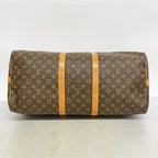 Louis Vuitton Boston Bag Monogram Keepall Bandouliere 55 Brown — view 3