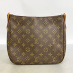 Louis Vuitton Shoulder Bag Monogram Looping MM Brown — view 8