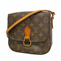 Louis Vuitton Shoulder Bag Monogram Saint Cloud PM Brown