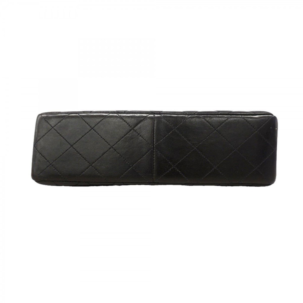 Chanel Shoulder Bag Quilted Double Face Lambskin Black Gold — view 3