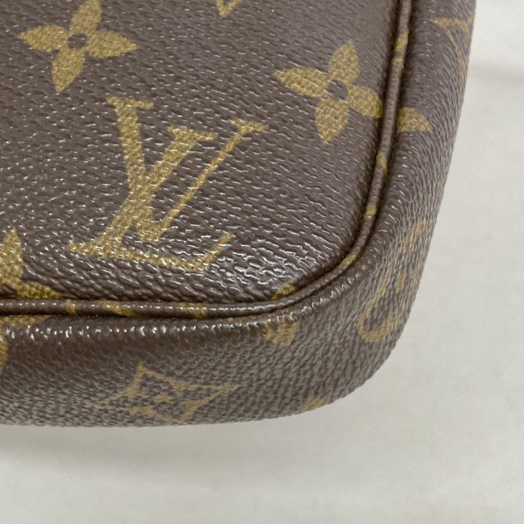 Louis Vuitton Pouch Monogram Pochette Soir Brown — view 8