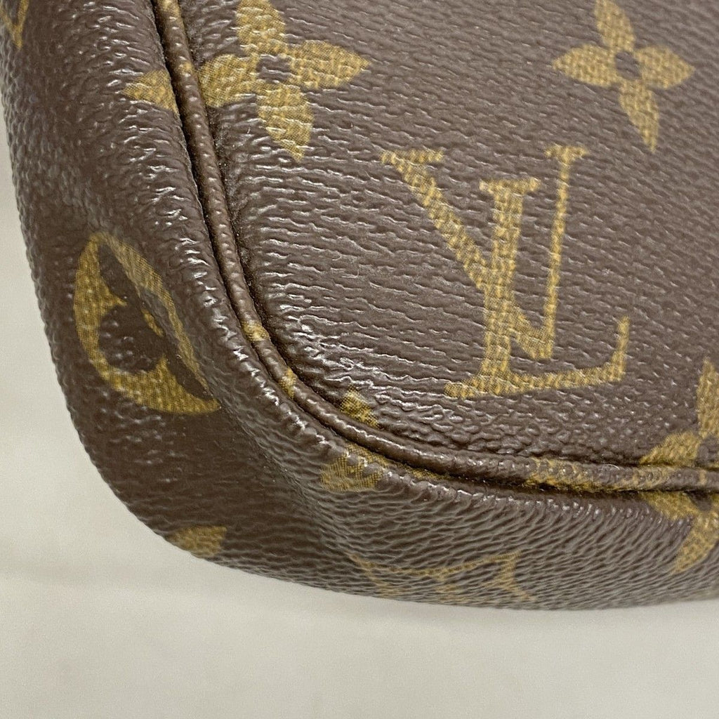 Louis Vuitton Pouch Monogram Pochette Soir Brown — view 8