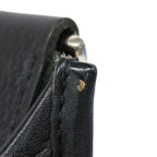 Hermes Shoulder Bag Taurillon Clemence Black Silver — view 6