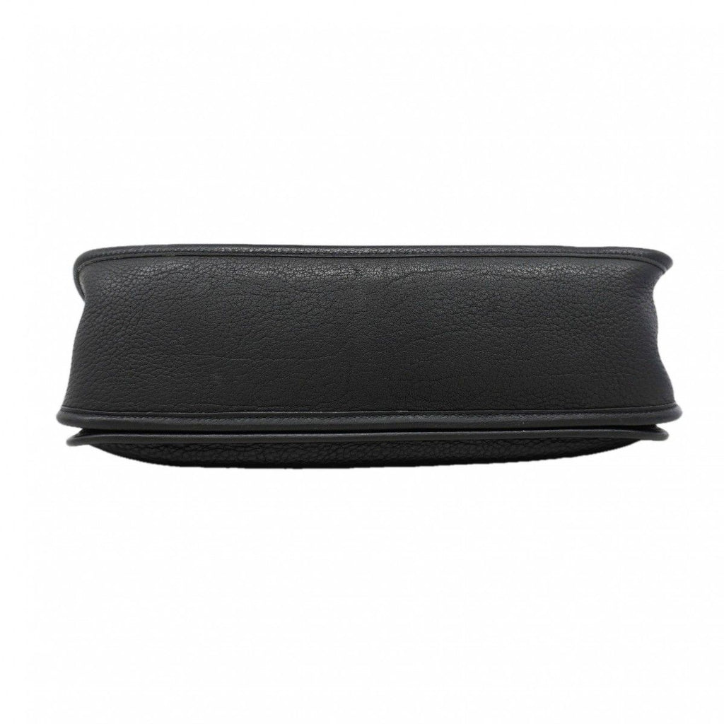 Hermes Shoulder Bag Taurillon Clemence Black Silver — view 3