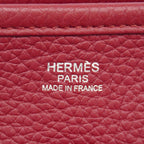 Hermes Shoulder Bag Taurillon Clemence Silver — view 5