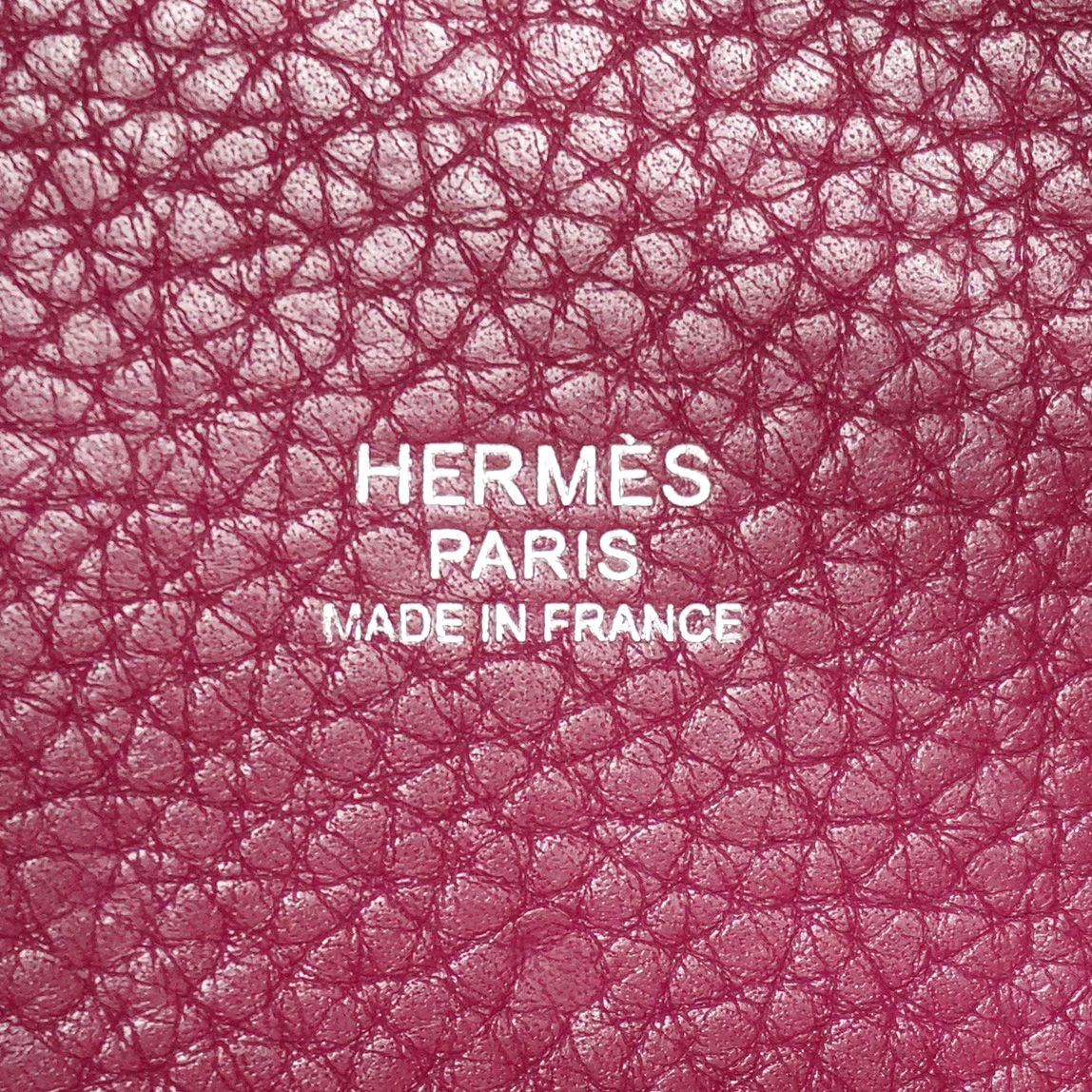 Hermes Handbag Picotin Lock PM Taurillon Clemence Tosca Silver — view 5