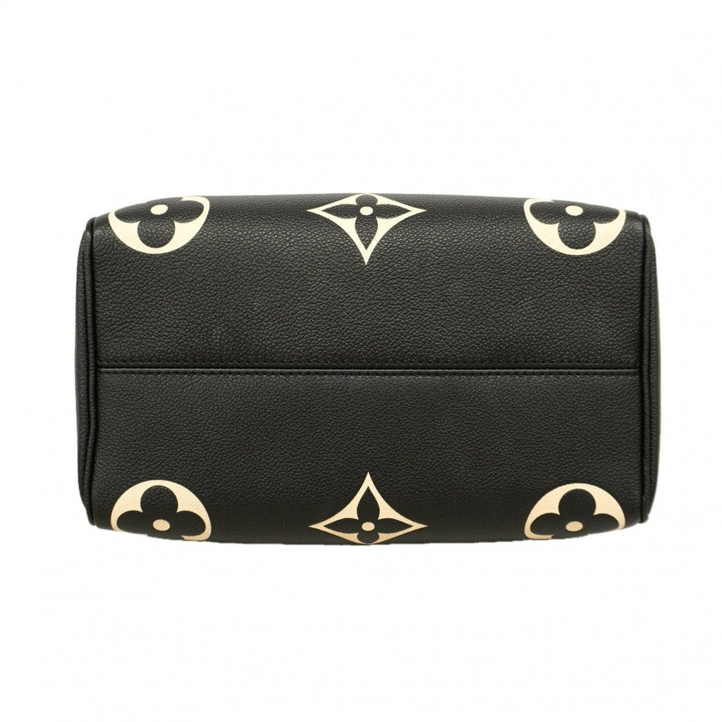 Louis Vuitton Handbag Monogram Empreinte Bicolor Speedy Bandouliere 25 Black — view 3