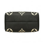 Louis Vuitton Handbag Monogram Empreinte Bicolor Speedy Bandouliere 25 Black — view 3